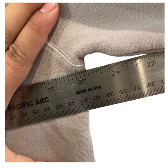 Monrow Men’s Classic Gray Supersoft Pullover Crew Neck Sweatshirt Sweater Size M - Picture 10 of 10